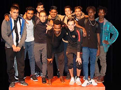 Sortie théâtre pour des élèves du lycée Ampère