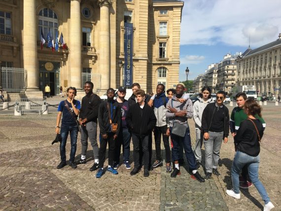 Visite du Panthéon par les élèves de 2 classes de premières professionnelles et du CVL