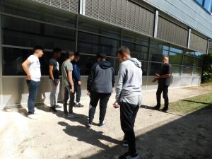 Tournoi de pétanque lors de la journée d'intégration des secondes 2019