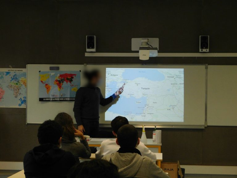 Rencontre avec un journaliste réfugié dans le cadre du dispositif Renvoyé Spécial