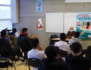 Leçon de litterature avec l'écrivain Pierric Bailly