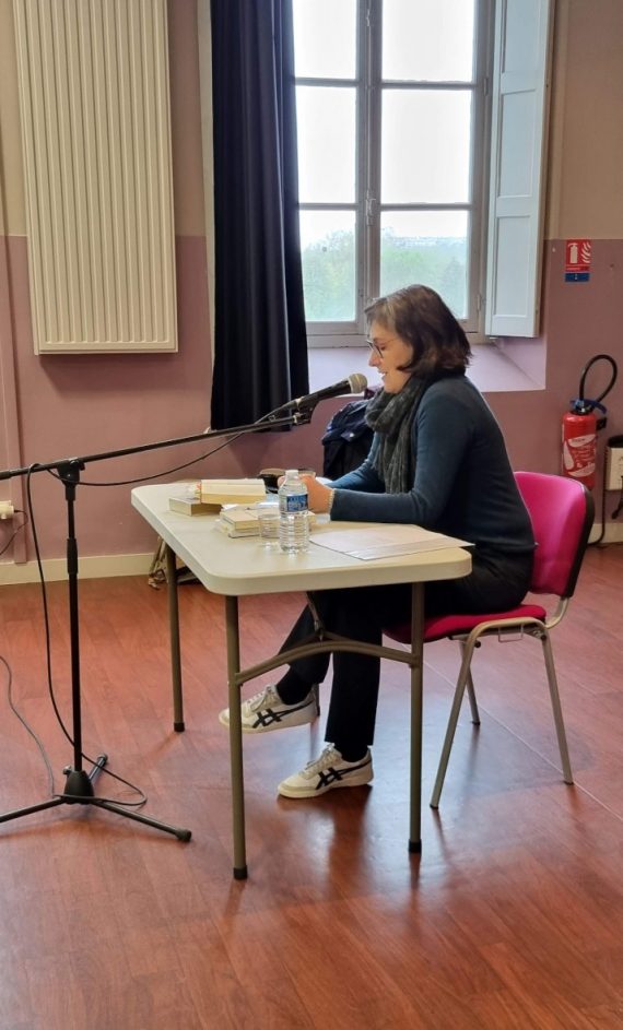 Leçon de littérature de l'auteur Violaine Schwartz à la Médiathèque de Morsang-sur-Orge auprès de 3 classes de secondes professionnelles