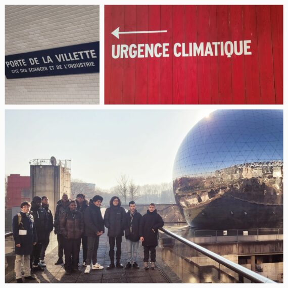 Sortie à la cité des Sciences de 9 élèves écodélégués du lycée