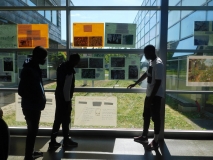 Présentation de l'exposition sur la biodiversité au lycée réalisée par les élèves de seconde CAP