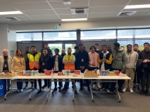 Visite du centre logistique d'Amazon par la classe de 1MELECB